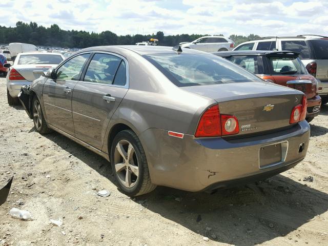 1G1ZC5E08CF119588 - 2012 CHEVROLET MALIBU 1LT BEIGE photo 3