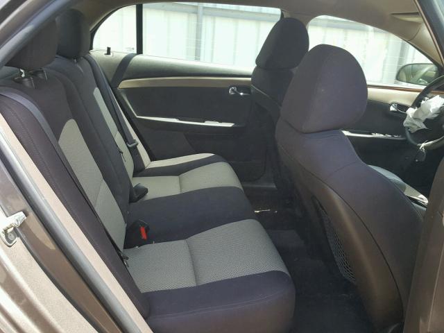 1G1ZC5E08CF119588 - 2012 CHEVROLET MALIBU 1LT BEIGE photo 6
