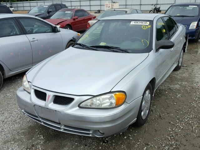 1G2NE52F14M543530 - 2004 PONTIAC GRAND AM S 银色 照片 2