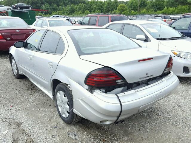 1G2NE52F14M543530 - 2004 PONTIAC GRAND AM S 银色 照片 3