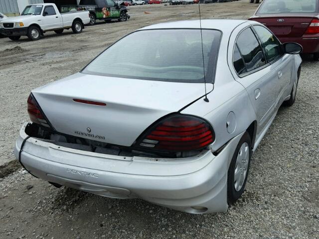 1G2NE52F14M543530 - 2004 PONTIAC GRAND AM S 银色 照片 4
