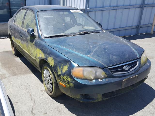 KNAFB161445137443 - 2004 KIA SPECTRA GS GREEN photo 1