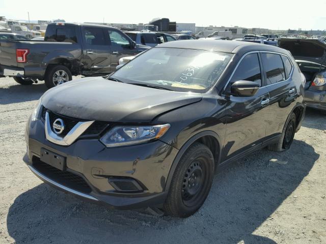 5N1AT2MTXFC925707 - 2015 NISSAN ROGUE CHARCOAL photo 2