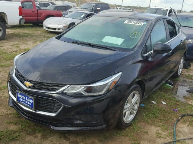 1G1BE5SM3H7100256 - 2017 CHEVROLET CRUZE LT BLACK photo 2