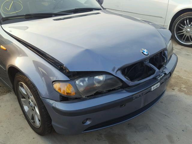 WBAAZ33485KP91509 - 2005 BMW 325 IS SUL BLUE photo 9