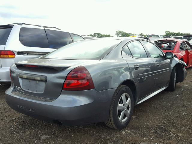 2G2WP522451171111 - 2005 PONTIAC GRAND PRIX GRAY photo 4