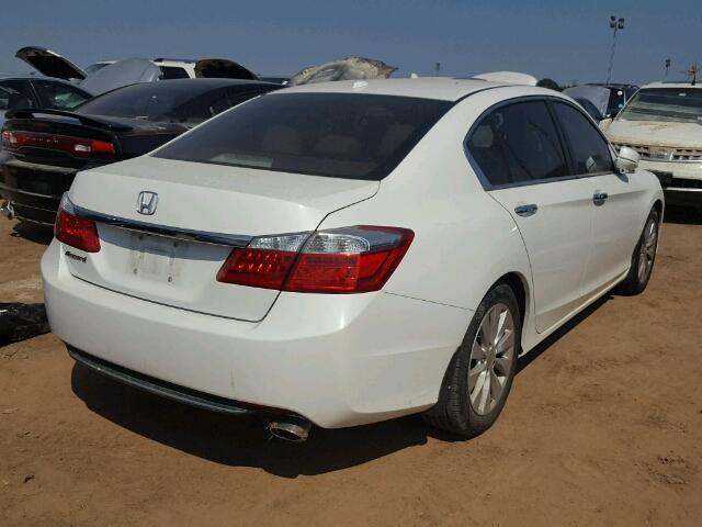 1HGCR2F87EA062297 - 2014 HONDA ACCORD WHITE photo 4