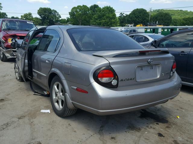 JN1CA31D51T837441 - 2001 NISSAN MAXIMA GXE GRAY photo 3