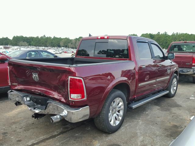 1C6RR6PT3HS790031 - 2017 RAM 1500 LONGH MAROON photo 4