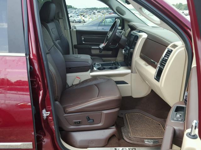 1C6RR6PT3HS790031 - 2017 RAM 1500 LONGH MAROON photo 5