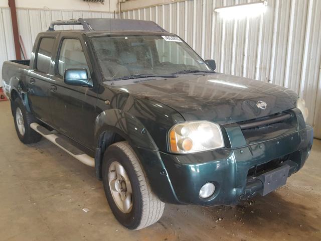 1N6ED27T61C373451 - 2001 NISSAN FRONTIER C GREEN photo 1