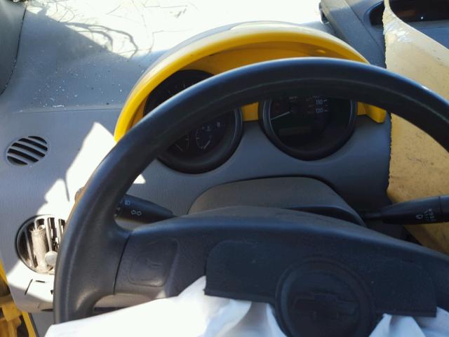 KL1TD62685B442047 - 2005 CHEVROLET AVEO BASE Żółty zdjęcie 8