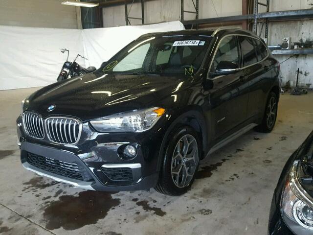 WBXHT3C31J5K31711 - 2018 BMW X1 XDRIVE2 BLACK photo 2