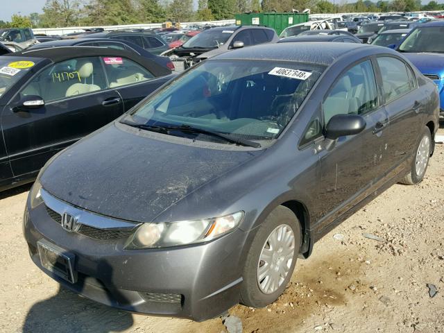 19XFA1F34AE010389 - 2010 HONDA CIVIC VP GRAY photo 2