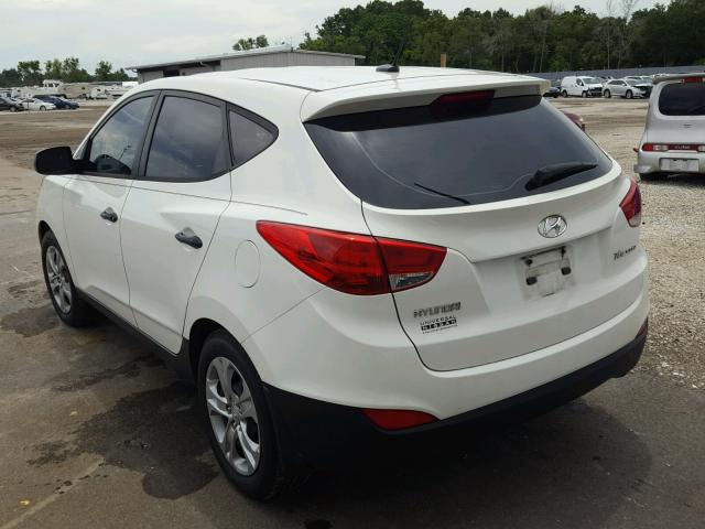 KM8JT3AB7BU241591 - 2011 HYUNDAI TUCSON GL WHITE photo 3