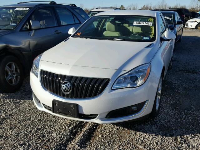 2G4GK5EX6G9123499 - 2016 BUICK REGAL WHITE photo 2