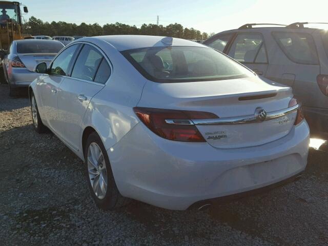 2G4GK5EX6G9123499 - 2016 BUICK REGAL WHITE photo 3
