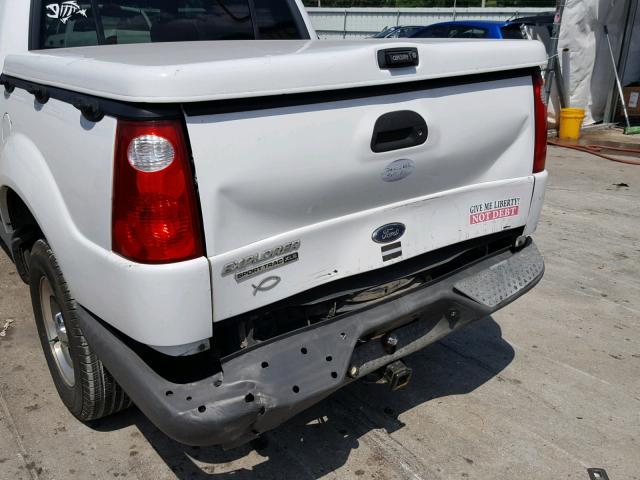 1FMZU67K15UB40673 - 2005 FORD EXPLORER S WHITE photo 9