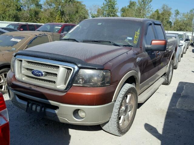 1FTPW12VX7KC79385 - 2007 FORD F150 SUPER BROWN photo 2