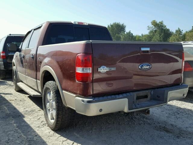 1FTPW12VX7KC79385 - 2007 FORD F150 SUPER BROWN photo 3