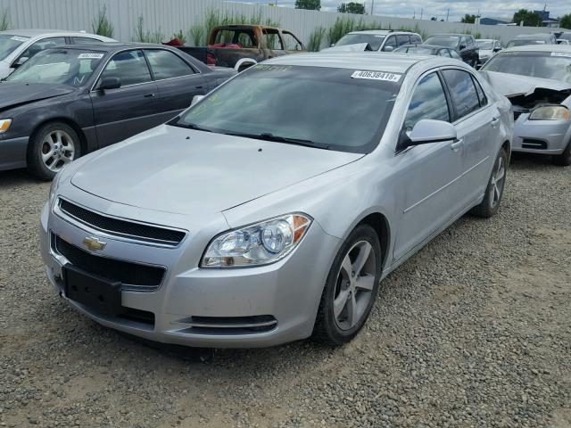1G1ZC5EU1BF143510 - 2011 CHEVROLET MALIBU 1LT 银色 照片 2