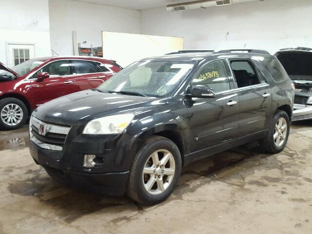 5GZEV33778J111893 - 2008 SATURN OUTLOOK XR შავი ფოტო 2