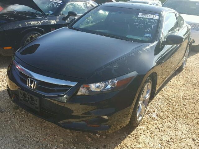 1HGCS2B86BA000122 - 2011 HONDA ACCORD EXL BLACK photo 2