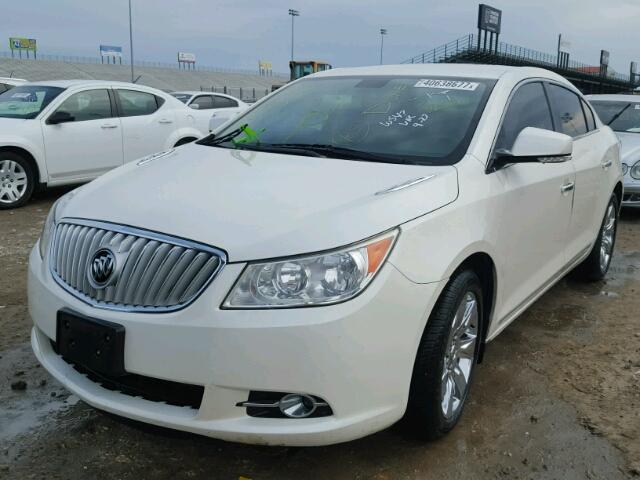 1G4GE5EV2AF246947 - 2010 BUICK LACROSSE WHITE photo 2