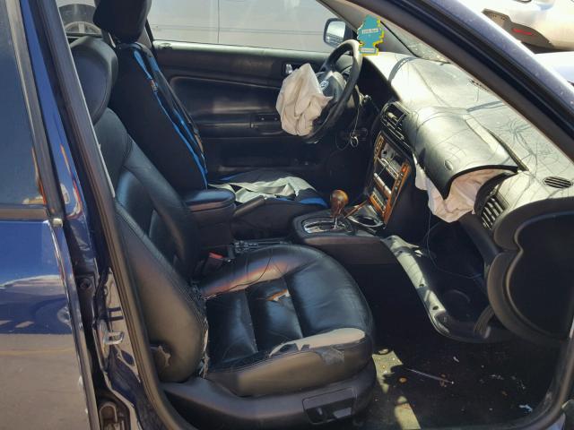WVWPD23B6YE140676 - 2000 VOLKSWAGEN PASSAT GLX BLUE photo 5