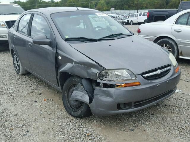 KL1TD56696B663548 - 2006 CHEVROLET AVEO/LS GRAY photo 1