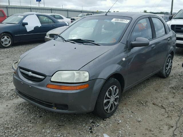 KL1TD56696B663548 - 2006 CHEVROLET AVEO/LS GRAY photo 2