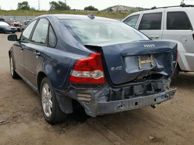 YV1MS390272272056 - 2007 VOLVO S40 2.4I BLUE photo 3