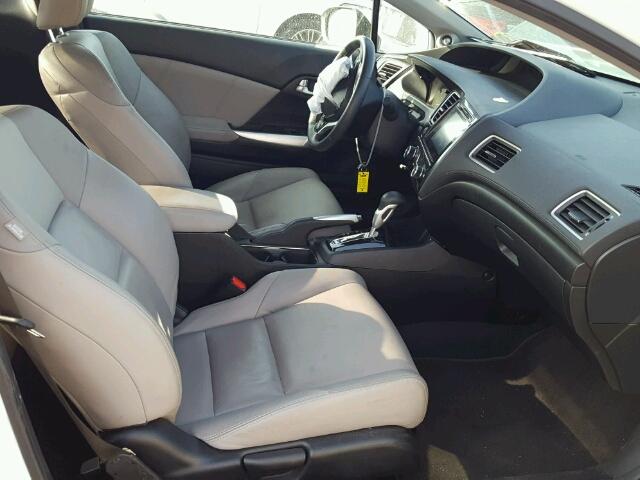 2HGFG3B05EH506397 - 2014 HONDA CIVIC EXL WHITE photo 5