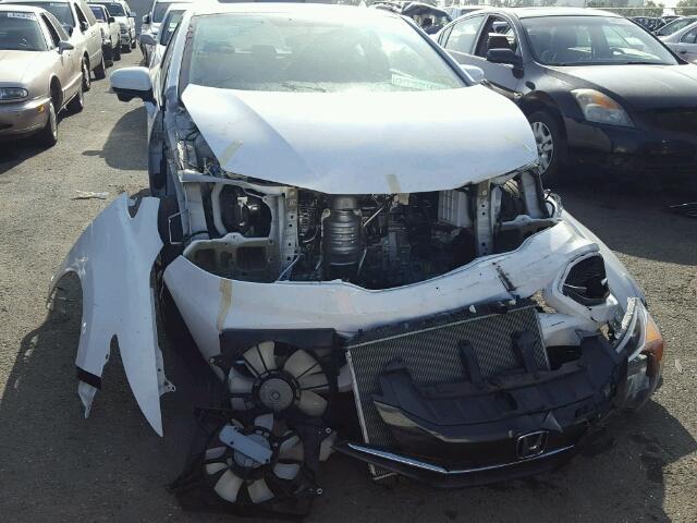 2HGFG3B05EH506397 - 2014 HONDA CIVIC EXL WHITE photo 9
