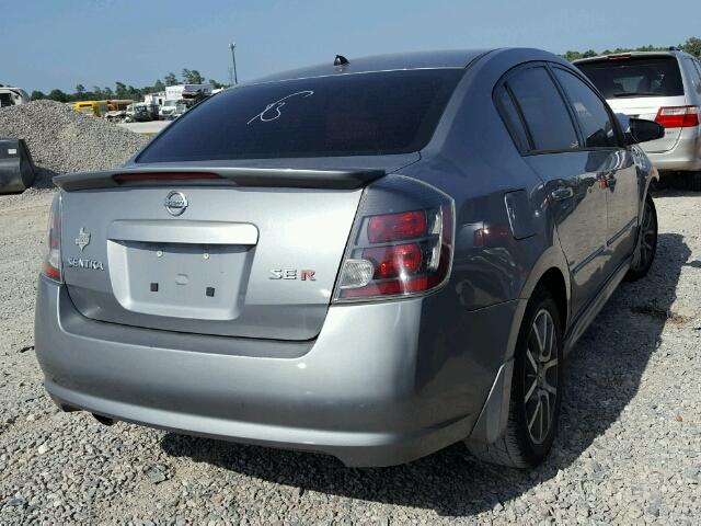 3N1BB61EX7L713844 - 2007 NISSAN SENTRA SE- GRAY photo 4