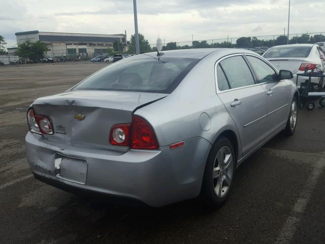 1G1ZB5EB4AF253306 - 2010 CHEVROLET MALIBU LS ვერცხლისფერი ფოტო 4