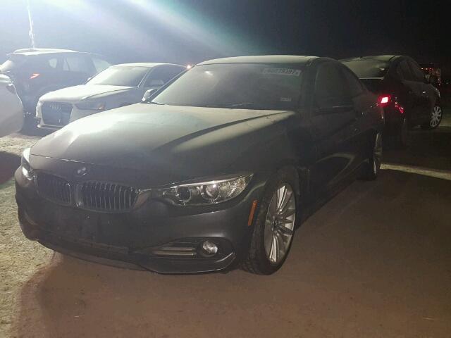 WBA3N3C57EK231140 - 2014 BMW 428 GRAY photo 2