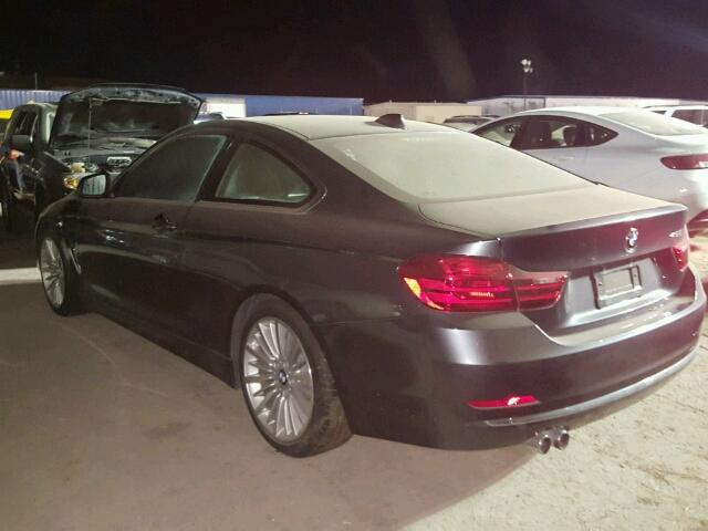 WBA3N3C57EK231140 - 2014 BMW 428 GRAY photo 3