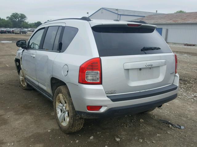 1J4NT1FB8BD253228 - 2011 JEEP COMPASS SP SILVER photo 3