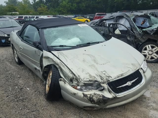 3C3EL55H7XT550581 - 1999 CHRYSLER SEBRING JX GRAY photo 1