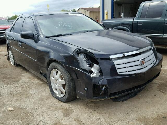 1G6DP577560210053 - 2006 CADILLAC CTS HI FEA BLACK photo 1