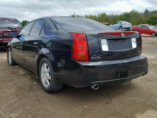 1G6DP577560210053 - 2006 CADILLAC CTS HI FEA BLACK photo 3