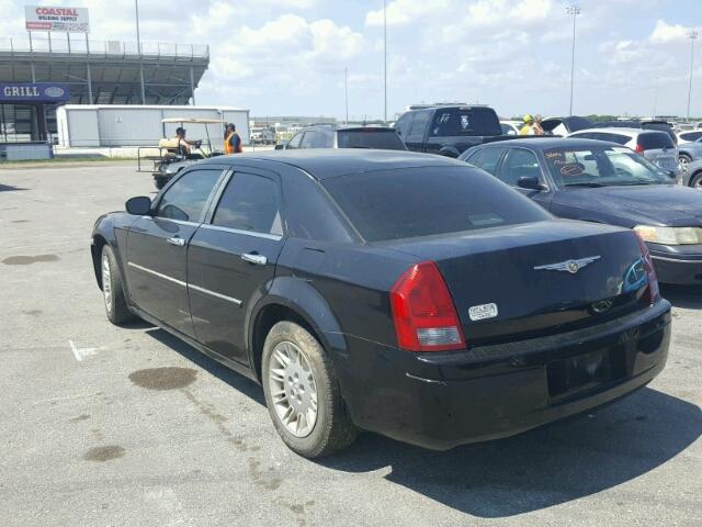 2C3KA43R67H618537 - 2007 CHRYSLER 300 BLACK photo 3