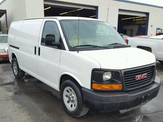 1GTS7AFX8E1142158 - 2014 GMC SAVANA G15 WHITE photo 1