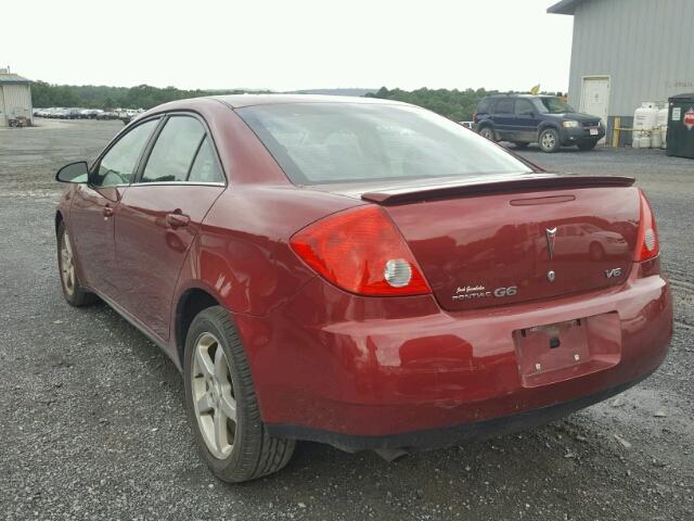 1G2ZG57N394130687 - 2009 PONTIAC G6 RED photo 3