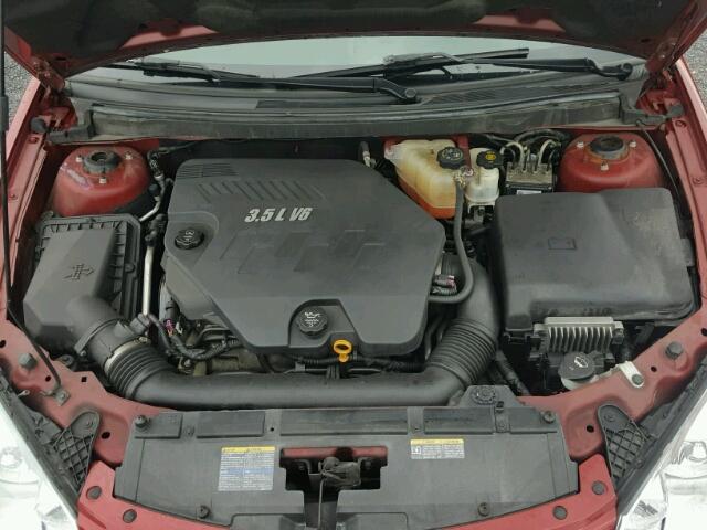 1G2ZG57N394130687 - 2009 PONTIAC G6 RED photo 7