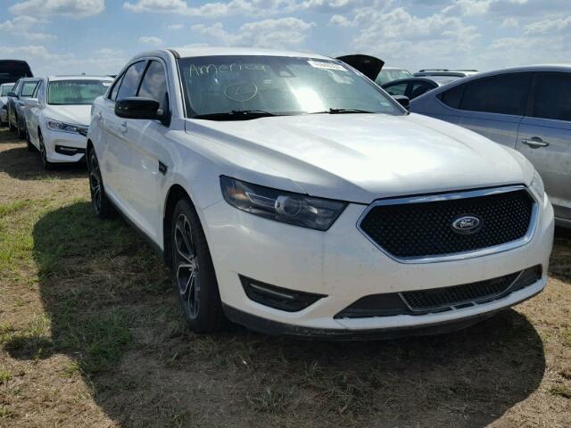 1FAHP2KT2EG127368 - 2014 FORD TAURUS WHITE photo 1