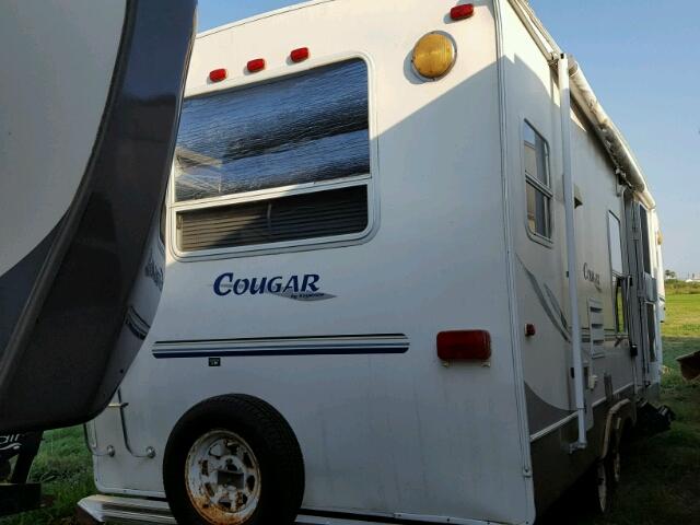 4YDF2782732034798 - 2003 COUG 5TH WHEEL WHITE photo 4