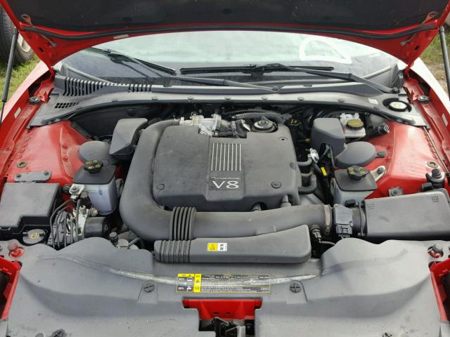 1FAHP60A72Y101671 - 2002 FORD THUNDERBIR RED photo 7