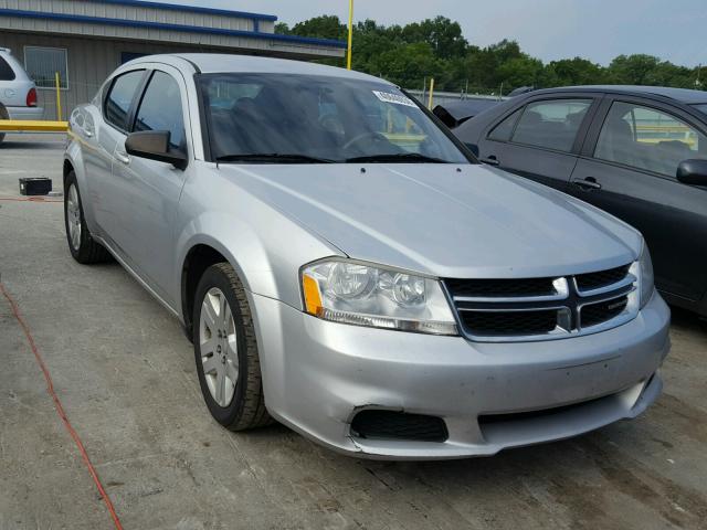 1B3BD4FB5BN609072 - 2011 DODGE AVENGER EX SILVER photo 1